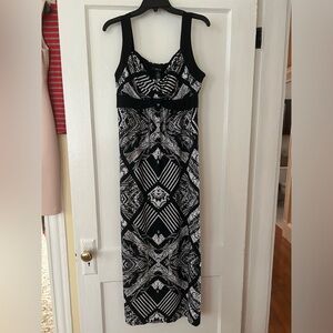 Black and White Maxi Dress